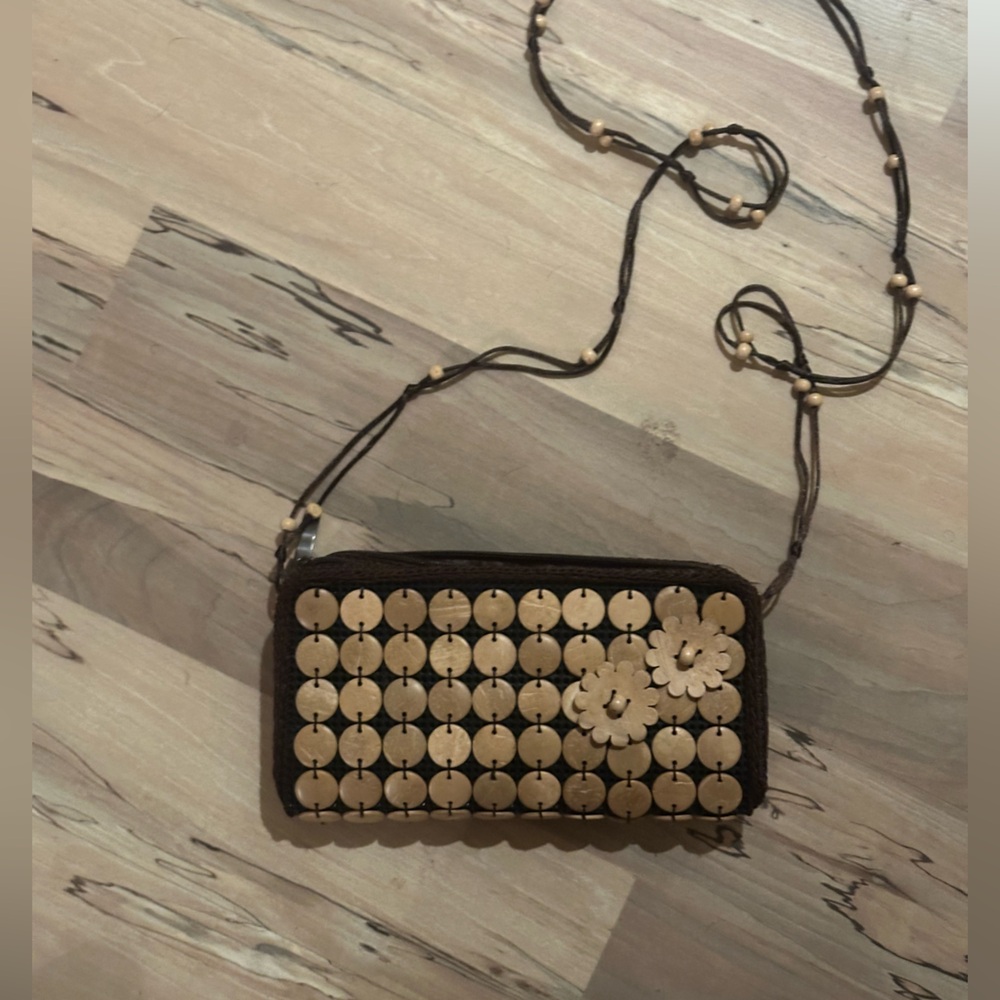 Brown and Tan Women's Bag